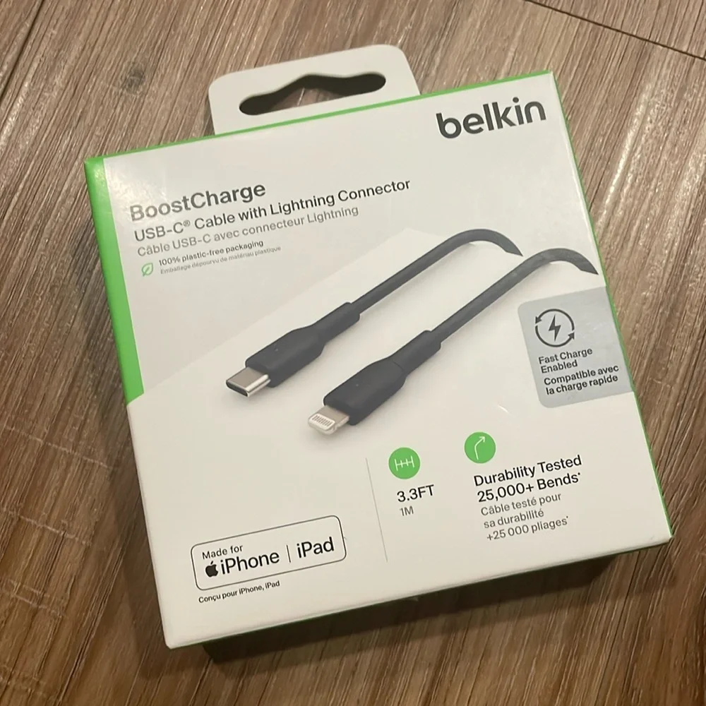 Belkin BoostCharge USB-C with Lightning Connector for iPhone or iPad